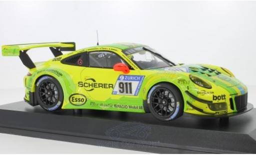 Porsche 991 GT3 R 1/18 Minichamps 911 () GT3 R No.911 Manthey Racing 24h Nürburgring 2017 R.Dumas/F.Makowiecki/P.Pilet/R.Lietz coche miniatura