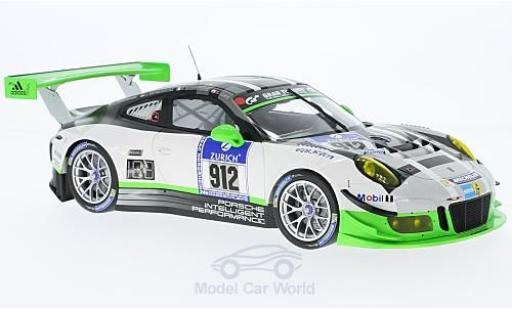 Porsche 991 GT3 R 1/18 Minichamps 911 () GT3 R No.912 24h Nürburgring 2016 M.Christensen/J.Bergmeister/F.Makowiecki/R.Lietz coche miniatura