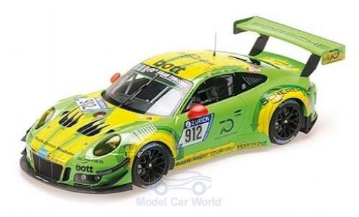 Porsche 991 GT3 R 1/18 Minichamps 911 () GT3 R No.912 Manthey Racing 24h Nürburgring 2018 R.Lietz/P.Pilet/F.Makowiecki/N.Tandy coche miniatura