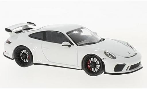 Coche miniatura Porsche 991 GT3 1/43 Minichamps 911 () GT3 blanco 2017 Porsche 991 GT3 1/43 Minichamps 911 () GT3 blanco 2017 coche miniatura