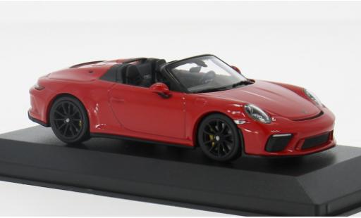 Coche miniatura Porsche 992 Speedster 1/43 Minichamps 911 (991) rojo 2019 1:43 Porsche 992 Speedster 1/43 Minichamps 911 (991) rojo 2019 1:43 coche miniatura