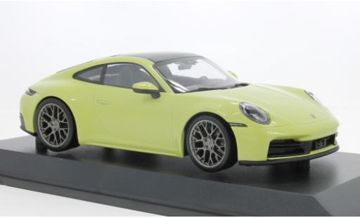 Coche miniatura Porsche 992 1/18 Minichamps 911 (.2) Carrera Coupe gelb 2024 1:18 Porsche 992 1/18 Minichamps 911 (.2) Carrera Coupe gelb 2024 1:18 coche miniatura