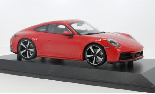 Coche miniatura Porsche 992 1/18 Minichamps 911 (.2) Carrera Coupe rojo 2024 1:18 Porsche 992 1/18 Minichamps 911 (.2) Carrera Coupe rojo 2024 1:18 coche miniatura