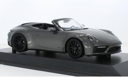 Coche miniatura Porsche 992 GTS 1/18 Minichamps 911  Carrera 4 Cabriolet metallise grau 2020 1:18 Porsche 992 GTS 1/18 Minichamps 911  Carrera 4 Cabriolet metallise grau 2020 1:18 coche miniatura