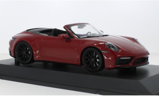 Coche miniatura Porsche 992 GTS 1/18 Minichamps 911  Carrera 4 Cabriolet rojo 2020 1:18 Porsche 992 GTS 1/18 Minichamps 911  Carrera 4 Cabriolet rojo 2020 1:18 coche miniatura