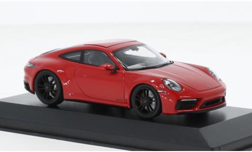 Porsche 992 GTS 1/43 Minichamps 911  Carrera 4 rojo 2019 1:43 coche miniatura