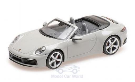 Coche miniatura Porsche 992 4S 1/43 Minichamps 911 () Carrera 4S Cabriolet gris 2019 Porsche 992 4S 1/43 Minichamps 911 () Carrera 4S Cabriolet gris 2019 coche miniatura