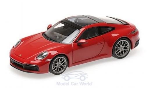 Coche miniatura Porsche 992 4S 1/43 Minichamps 911 () Carrera 4S rojo 2019 Porsche 992 4S 1/43 Minichamps 911 () Carrera 4S rojo 2019 coche miniatura