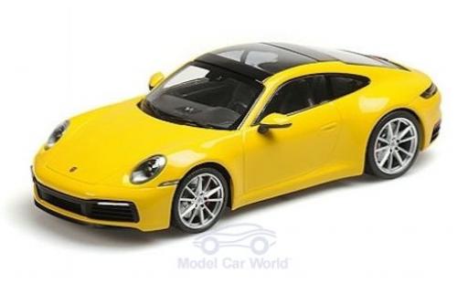 Coche miniatura Porsche 992 4S 1/18 Minichamps 911 () Carrera 4S amarillo 2019 Porsche 992 4S 1/18 Minichamps 911 () Carrera 4S amarillo 2019 coche miniatura