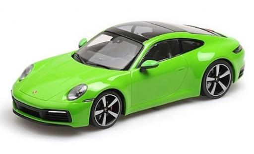 Coche miniatura Porsche 992 4S 1/43 Minichamps 911 () Carrera 4S verde 2019 Porsche 992 4S 1/43 Minichamps 911 () Carrera 4S verde 2019 coche miniatura