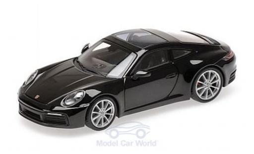 Coche miniatura Porsche 992 4S 1/43 Minichamps 911 () Carrera 4S metalico negro 2019 Porsche 992 4S 1/43 Minichamps 911 () Carrera 4S metalico negro 2019 coche miniatura