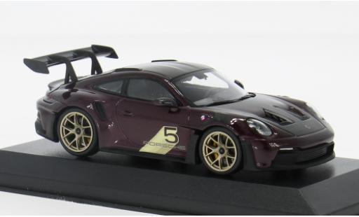 Coche miniatura Porsche 992 GT3 R 1/43 Minichamps 911  S metallise violett 2024 1:43 Porsche 992 GT3 R 1/43 Minichamps 911  S metallise violett 2024 1:43 coche miniatura