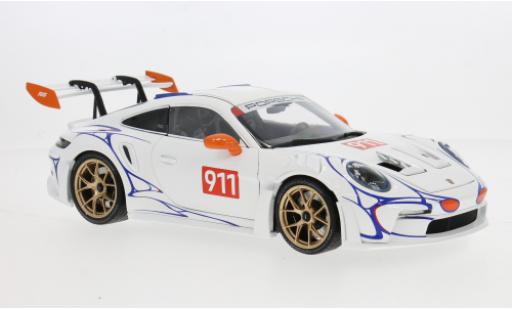 Porsche 992 GT3 R 1/18 Minichamps 911  S weiss/naranja 2023 1:18 coche miniatura
