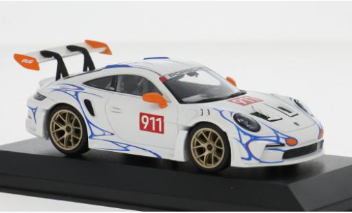 Porsche 992 GT3 R 1/43 Minichamps 911  S weiss/naranja 2023 1:43 coche miniatura