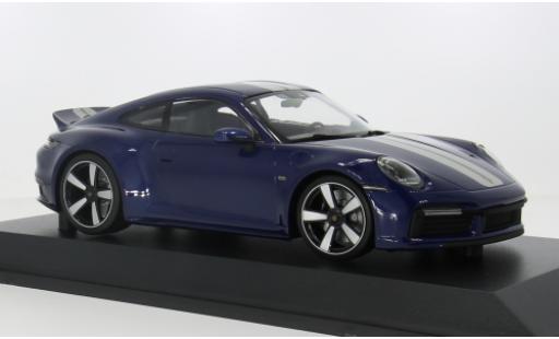 Coche miniatura Porsche 992 1/18 Minichamps 911  Sport Classic metallise blau 2022 1:18 Porsche 992 1/18 Minichamps 911  Sport Classic metallise blau 2022 1:18 coche miniatura