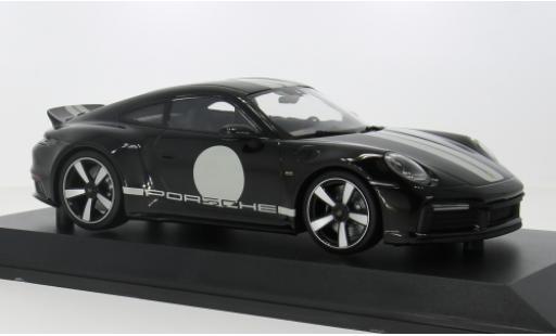 Coche miniatura Porsche 992 1/18 Minichamps 911  Sport Classic schwarz 2022 1:18 Porsche 992 1/18 Minichamps 911  Sport Classic schwarz 2022 1:18 coche miniatura