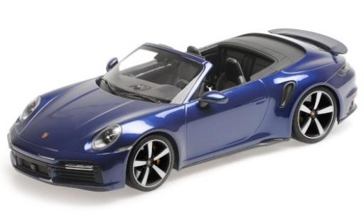 Coche miniatura Porsche 992 Turbo s 1/18 Minichamps 911 () Turbo S Cabriolet metalico azul 2020 Porsche 992 Turbo s 1/18 Minichamps 911 () Turbo S Cabriolet metalico azul 2020 coche miniatura