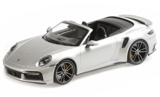 Coche miniatura Porsche 992 Turbo s 1/18 Minichamps 911 () Turbo S Cabriolet gris 2020 Porsche 992 Turbo s 1/18 Minichamps 911 () Turbo S Cabriolet gris 2020 coche miniatura