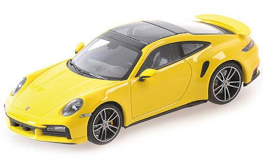 Coche miniatura Porsche 992 Turbo s 1/43 Minichamps 911 () Turbo S amarillo 2020 Porsche 992 Turbo s 1/43 Minichamps 911 () Turbo S amarillo 2020 coche miniatura