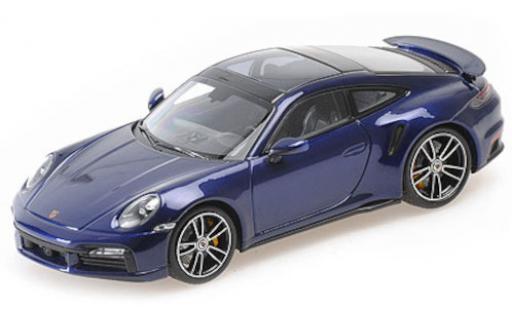 Coche miniatura Porsche 992 Turbo s 1/43 Minichamps 911 () Turbo S metalico azul 2020 Porsche 992 Turbo s 1/43 Minichamps 911 () Turbo S metalico azul 2020 coche miniatura