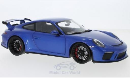 Porsche 991 GT3 1/18 Minichamps 911 (997.2) GT3 metalico azul 2017 coche miniatura