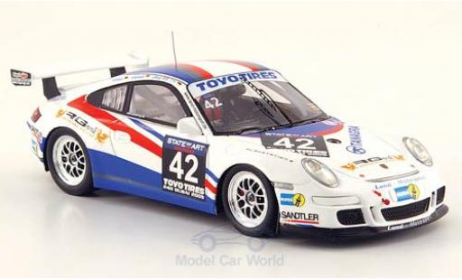 Coche miniatura Porsche 997 GT3 CUP 1/43 Minichamps 911 () GT3 Cup No.42 24h Dubai 2009 Tilke/Abergel/Kentenich/Dzikevic Porsche 997 GT3 CUP 1/43 Minichamps 911 () GT3 Cup No.42 24h Dubai 2009 Tilke/Abergel/Kentenich/Dzikevic coche miniatura