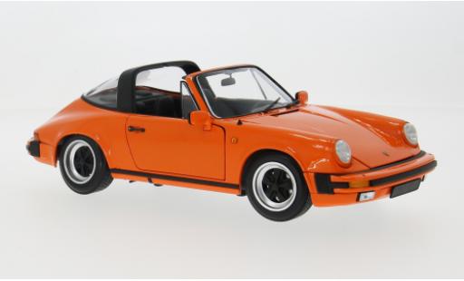 Porsche 930 Targa 1/18 Minichamps 911 Carrera 3.2 naranja 1983 1:18 coche miniatura