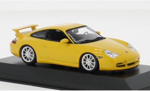 Coche miniatura Porsche 996 GT3 1/43 Minichamps 911 gelb 2003 1:43 Porsche 996 GT3 1/43 Minichamps 911 gelb 2003 1:43 coche miniatura