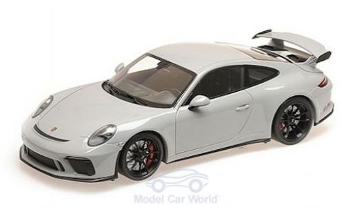 Porsche 991 GT3 1/18 Minichamps 911 GT3 gris 2017 coche miniatura