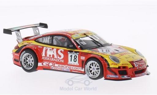 Coche miniatura Porsche 991 GT3 R 1/43 Minichamps 911 GT3 R No.18 De Lorenzi Racing 24h Spa 2011 Porsche 991 GT3 R 1/43 Minichamps 911 GT3 R No.18 De Lorenzi Racing 24h Spa 2011 coche miniatura