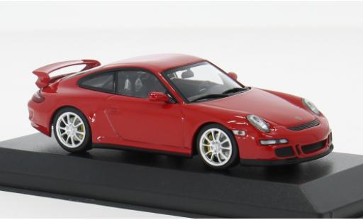 Coche miniatura Porsche 997 GT3 1/43 Minichamps 911 rojo 2006 1:43 Porsche 997 GT3 1/43 Minichamps 911 rojo 2006 1:43 coche miniatura