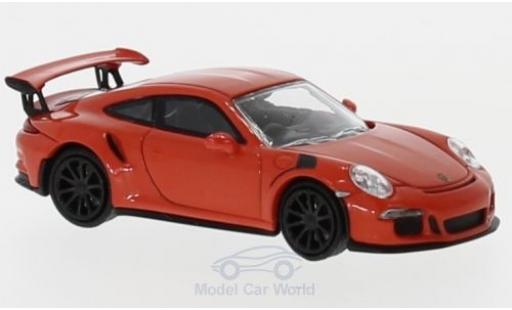Coche miniatura Porsche 991 GT3 RS 1/87 Minichamps 911 GT3 RS naranja 2015 Porsche 991 GT3 RS 1/87 Minichamps 911 GT3 RS naranja 2015 coche miniatura