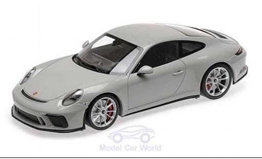Porsche 991 GT3 1/18 Minichamps 911 GT3 Touring ( II) gris 2018 coche miniatura