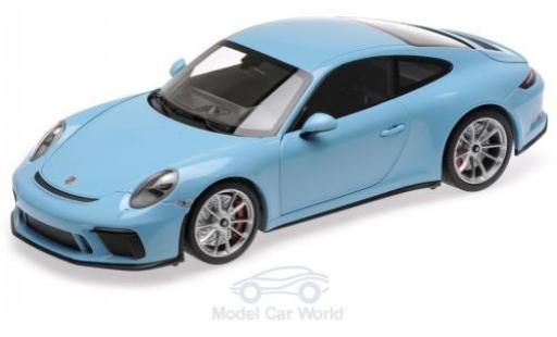 Porsche 991 GT3 1/18 Minichamps 911 GT3 Touring azul 2018 coche miniatura