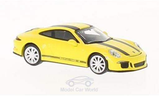 Coche miniatura Porsche 991 R 1/87 Minichamps 911 R amarillo/negro 2016 Porsche 991 R 1/87 Minichamps 911 R amarillo/negro 2016 coche miniatura