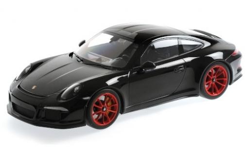 Coche miniatura Porsche 991 R 1/12 Minichamps 911 R negro 2016 rouge jantes Porsche 991 R 1/12 Minichamps 911 R negro 2016 rouge jantes coche miniatura