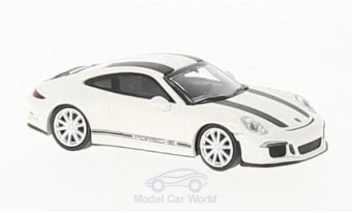 Coche miniatura Porsche 991 R 1/87 Minichamps 911 R blanco/negro 2016 Porsche 991 R 1/87 Minichamps 911 R blanco/negro 2016 coche miniatura