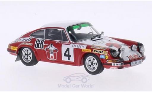 Coche miniatura Porsche 911 1/43 Minichamps S No.4 SEB Rallye WM Rally Monte Carlo 1972 G.Larrousse/C.Perramond Porsche 911 1/43 Minichamps S No.4 SEB Rallye WM Rally Monte Carlo 1972 G.Larrousse/C.Perramond coche miniatura