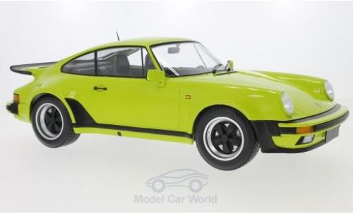 Coche miniatura Porsche 930 Turbo 1/12 Minichamps 911 Turbo verde 1977 Porsche 930 Turbo 1/12 Minichamps 911 Turbo verde 1977 coche miniatura
