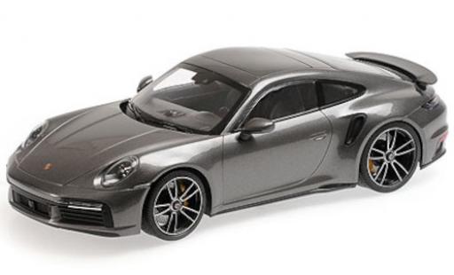 Coche miniatura Porsche 992 Turbo s 1/18 Minichamps 911 Turbo S () metalico gris 2020 Porsche 992 Turbo s 1/18 Minichamps 911 Turbo S () metalico gris 2020 coche miniatura