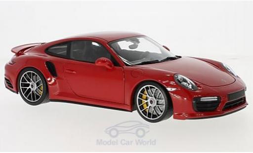 Coche miniatura Porsche 991 Turbo S 1/18 Minichamps 911 Turbo S rojo 2016 Porsche 991 Turbo S 1/18 Minichamps 911 Turbo S rojo 2016 coche miniatura