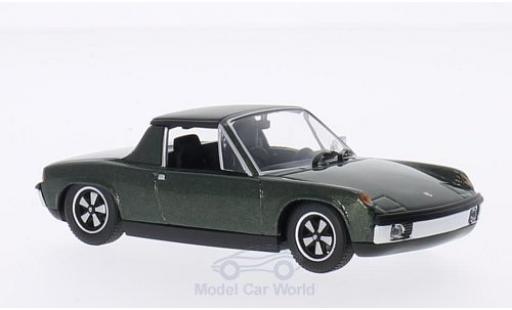 Coche miniatura Porsche 914 1/43 Minichamps /6 metalico verde 1970 Porsche 914 1/43 Minichamps /6 metalico verde 1970 coche miniatura
