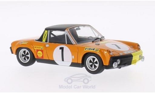 Coche miniatura Porsche 914 1/43 Minichamps /6 No.1 Marathon de la Route 1970 G.Larrousse/C.Haldi/H.Marko Porsche 914 1/43 Minichamps /6 No.1 Marathon de la Route 1970 G.Larrousse/C.Haldi/H.Marko coche miniatura