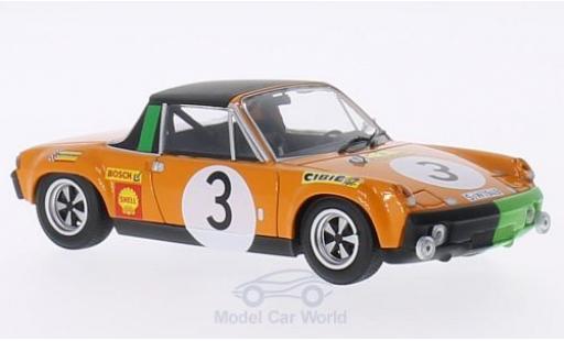 Coche miniatura Porsche 914 1/43 Minichamps /6 No.3 Marathon de la Route 1970 B.Waldegard/J.Andersson/Chasseuil Porsche 914 1/43 Minichamps /6 No.3 Marathon de la Route 1970 B.Waldegard/J.Andersson/Chasseuil coche miniatura