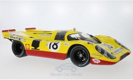 Coche miniatura Porsche 917 1970 1/12 Minichamps K No.18 AAW Racing Team With David Piper 24h Le Mans 1970 D.Piper/G.van Lennep Porsche 917 1970 1/12 Minichamps K No.18 AAW Racing Team With David Piper 24h Le Mans 1970 D.Piper/G.van Lennep coche miniatura