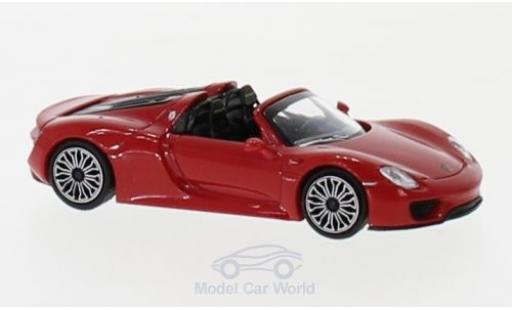 Coche miniatura Porsche 918 1/87 Minichamps Spyder rojo 2015 Porsche 918 1/87 Minichamps Spyder rojo 2015 coche miniatura