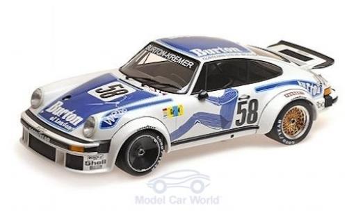 Coche miniatura Porsche 934 1977 1/12 Minichamps No.58 -Kremer Racing Burton Le Mans 24h Le Mans 1977 B.Wollek/P.Gurdjian/Steve Porsche 934 1977 1/12 Minichamps No.58 -Kremer Racing Burton Le Mans 24h Le Mans 1977 B.Wollek/P.Gurdjian/Steve coche miniatura