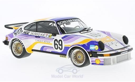 Coche miniatura Porsche 934 1976 1/18 Minichamps No.69 Schiller Racing Team 24h Le Mans 1976 C.Haldi/F.Vetsch Porsche 934 1976 1/18 Minichamps No.69 Schiller Racing Team 24h Le Mans 1976 C.Haldi/F.Vetsch coche miniatura