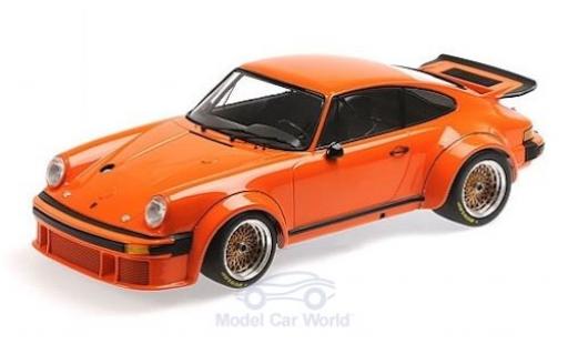 Coche miniatura Porsche 934 1976 1/12 Minichamps naranja 1976 Porsche 934 1976 1/12 Minichamps naranja 1976 coche miniatura