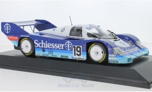 Coche miniatura Porsche 956 1985 1/18 Minichamps K No.19 Brun Racing Schiesser 1000 Km Hockenheim 1985 S.Bellof/T.Boutsen Porsche 956 1985 1/18 Minichamps K No.19 Brun Racing Schiesser 1000 Km Hockenheim 1985 S.Bellof/T.Boutsen coche miniatura